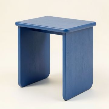 Heath Edge Side Table - Blue (synthetic illustration; no displayed measurements)