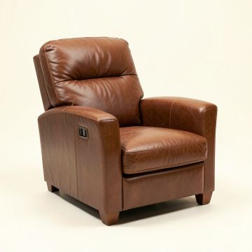 Tig 30 '' Wide Leather Match Manual Glider Standard Recliner (synthetic illustration; no displayed measurements)