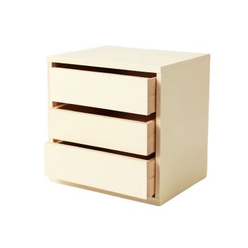 Cliff Crossing Small-Parts Storage Drawer Cabinet - Cream
