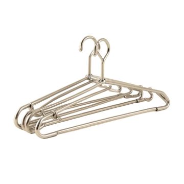Pants Hangers Space Saving 5 Layers Stainless Steel Retractable Foldable Clothes Organizer