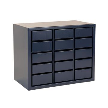 Birch Crossing Small-Parts Storage Drawer Cabinet - Navy
