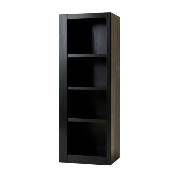 River Dell Narrow Cubby Tower - Black