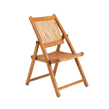 Birch Bend Folding Outdoor Chair - Terracotta