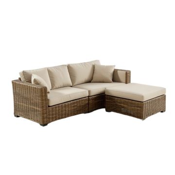 Devonte Patio Sectional With Cushions