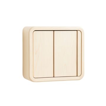Cliff Canyon Wall-Mounted Entry Cabinet - Ivory