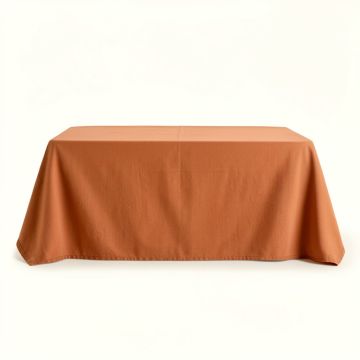 Maple Branch Flat Bed Sheet - Terracotta (synthetic illustration; no displayed measurements)