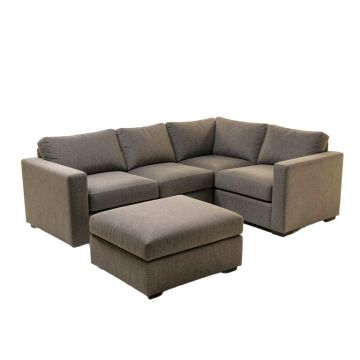 Cissell 131 '' Wide Reversible Sofa & Chaise With Ottoman