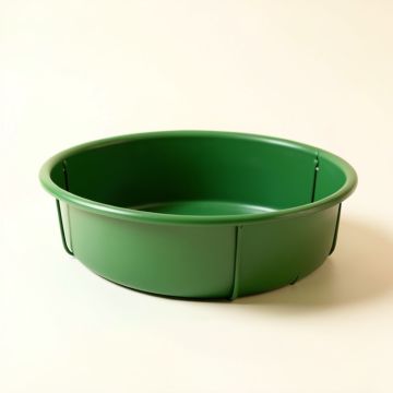 Dune Crest Empty Under-Desk Cable Tray - Green (synthetic illustration; no displayed measurements)