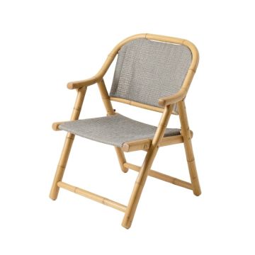 Dune Crossing Folding Outdoor Chair - Gray