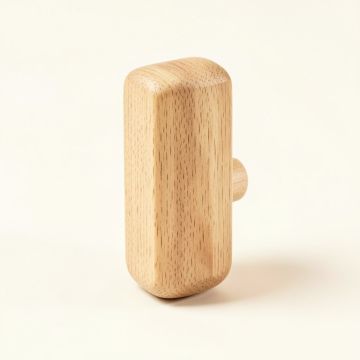 Natural Woodcraft 3 1/2 '' Center To Center Bar Pull (synthetic illustration; no displayed measurements)