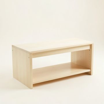 Dune Dale Indoor Bench - Ivory (synthetic illustration; no displayed measurements)