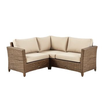 Donn 4 Piece Rattan Sofa Seating Group With Cushions
