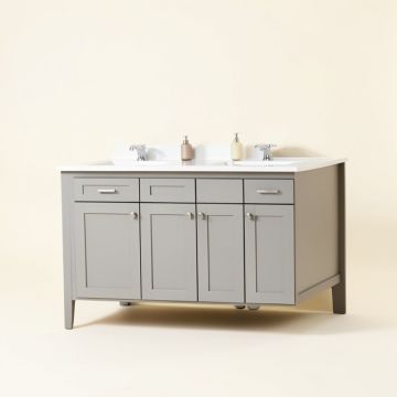 48 '' Double Sink Bathroom Vanity Set (synthetic illustration; no displayed measurements)