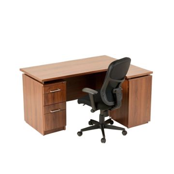 Eleta Solid Wood Desk And Chair Set