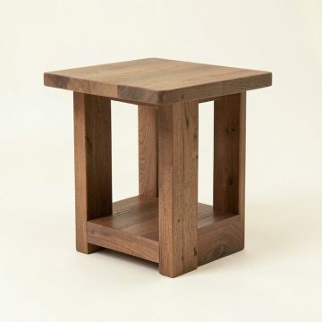 Brockman Barrel End Table (synthetic illustration; no displayed measurements)