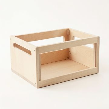Aspen Crossing Empty Furniture-Style Pet Crate - Beige (synthetic illustration; no displayed measurements)