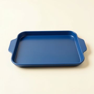 Cliff Crossing Serving Tray - Blue (synthetic illustration; no displayed measurements)