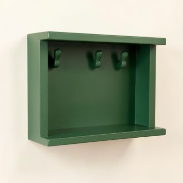 Birch Bluff Wall-Mounted Entryway Organizer Shelf - Green (synthetic illustration; no displayed measurements)