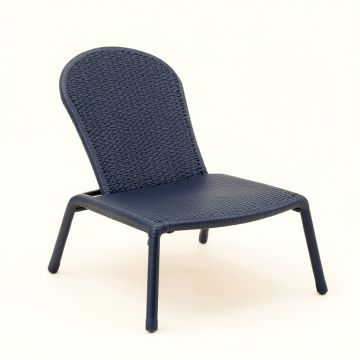 Cliff Branch Outdoor Lounge Chair - Navy (synthetic illustration; no displayed measurements)