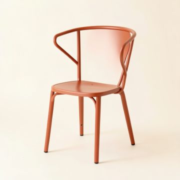 Laurel Field Dining Chair - Terracotta (synthetic illustration; no displayed measurements)