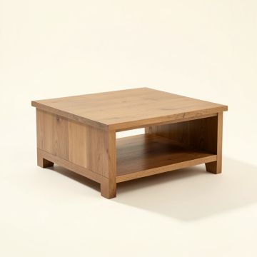 Adilia Solid Wood Coffee Table With Storage (synthetic illustration; no displayed measurements)