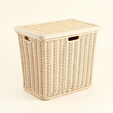 Juniper Brook Laundry Hamper - Ivory (synthetic illustration; no displayed measurements)