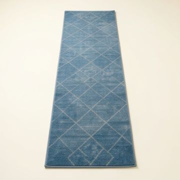 Ridge Brook Narrow Runner Rug - Blue (synthetic illustration; no displayed measurements)