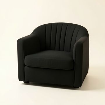 Heath Arc Upholstered Armchair (synthetic illustration; no displayed measurements)