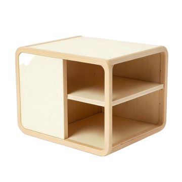 Shore Arc Low Toy Storage Unit - Cream