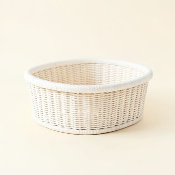 Cliff Bend Empty Storage Basket - White (synthetic illustration; no displayed measurements)
