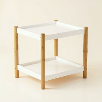 Ash Arc Empty Countertop Canister Rack (synthetic illustration; no displayed measurements)