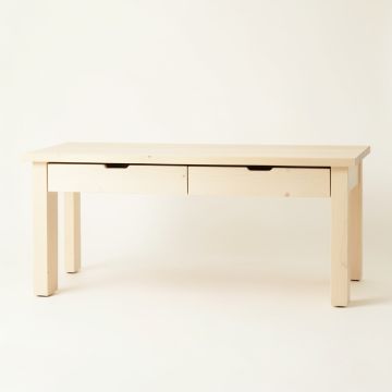 Harbor Crest Empty Workshop Workbench - Ivory (synthetic illustration; no displayed measurements)