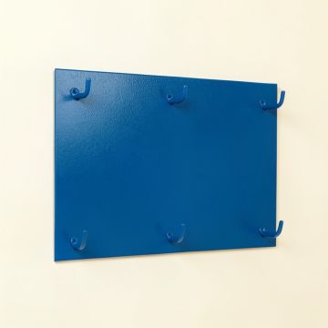 Shore Bend Empty Wall-Mounted Tool Organizer Panel - Blue (synthetic illustration; no displayed measurements)