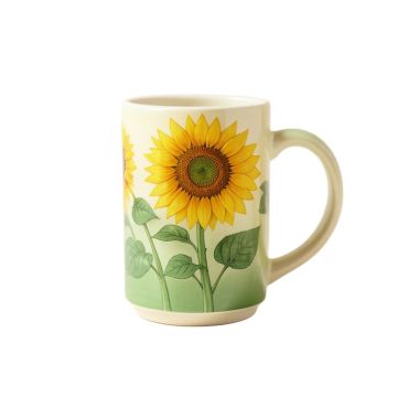 Kaleigh Gift Box Tall Sunflowers Coffee Mug