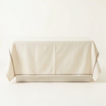 Spruce Dale Flat Bed Sheet - Cream (synthetic illustration; no displayed measurements)