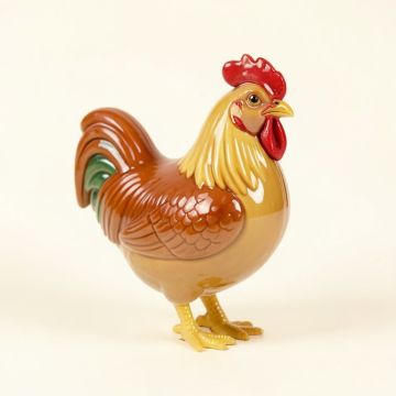 Caprese Market Rooster Figurine (synthetic illustration; no displayed measurements)