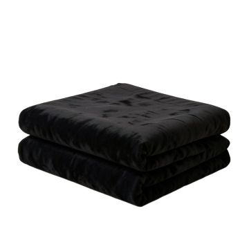 Creative Grunge Square Shape Bars Print Coverlet Set