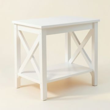 Summit Falls Side Table - White (synthetic illustration; no displayed measurements)