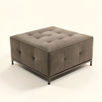Kennedy 28 '' Wide Tufted Square Standard Ottoman (synthetic illustration; no displayed measurements)