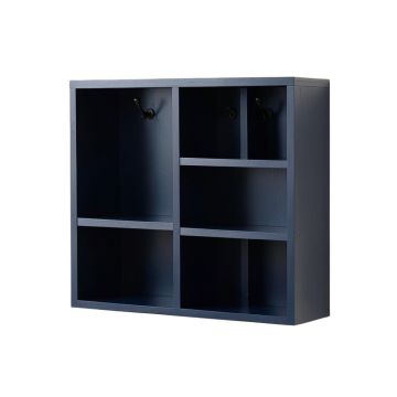 Moss Bend Wall-Mounted Entryway Organizer Shelf - Navy