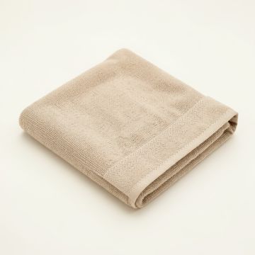 Pine Crossing Bath Towel - Beige (synthetic illustration; no displayed measurements)
