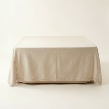 Shore Dell Flat Bed Sheet - Beige (synthetic illustration; no displayed measurements)