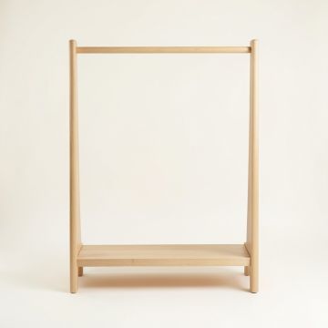 Brook Crossing Empty Garment Rack - Beige (synthetic illustration; no displayed measurements)