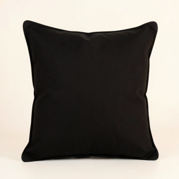 Fern Crest Filled Accent Pillow - Black (synthetic illustration; no displayed measurements)