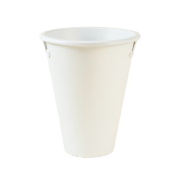 Briar Bridge Empty Railing Planter With Integral Brackets - White