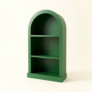 Holly Canyon Freestanding Bookcase - Green (synthetic illustration; no displayed measurements)