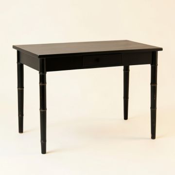 Lake Edge Writing Desk - Black (synthetic illustration; no displayed measurements)