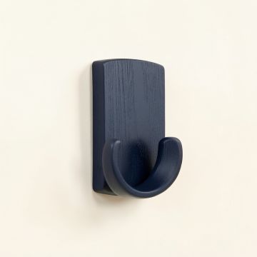 Aspen Bluff Wall-Mounted Robe Hook - Navy (synthetic illustration; no displayed measurements)