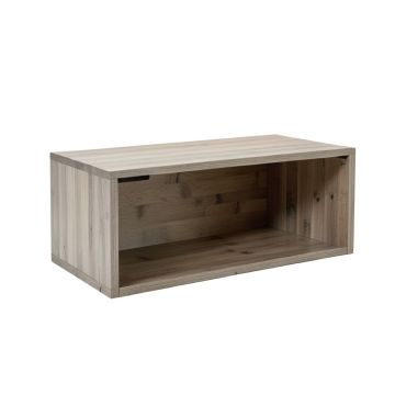 Stone Branch Shoe Storage Bench - Gray