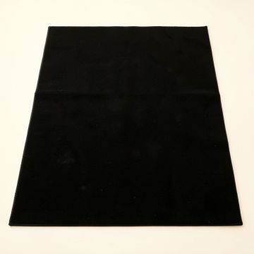 Maple Brook Rectangular Area Rug - Black (synthetic illustration; no displayed measurements)